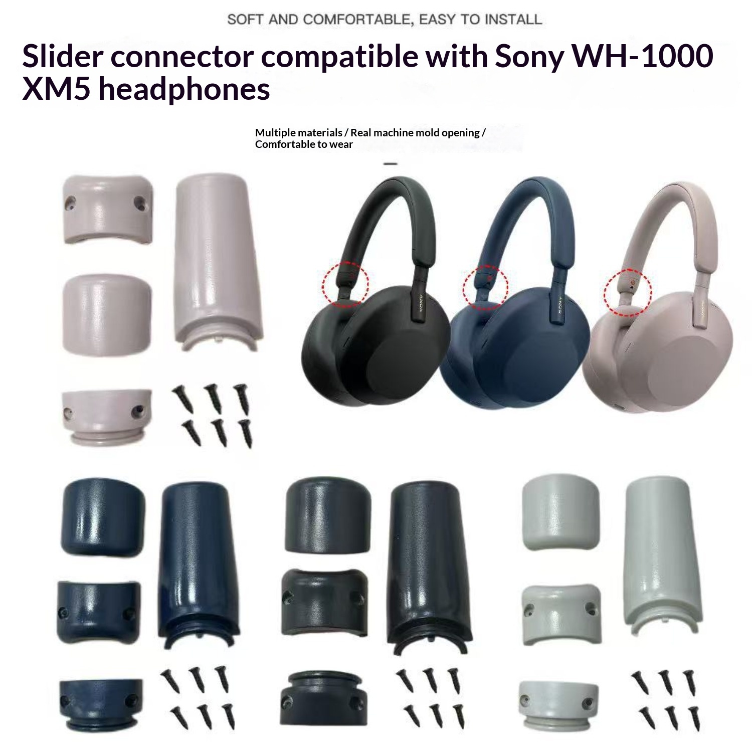 Sony Headphone Wh-1000Xm5 - 소니 WH-1000XM5 헤드폰용 교체용 헤드밴드 힌지