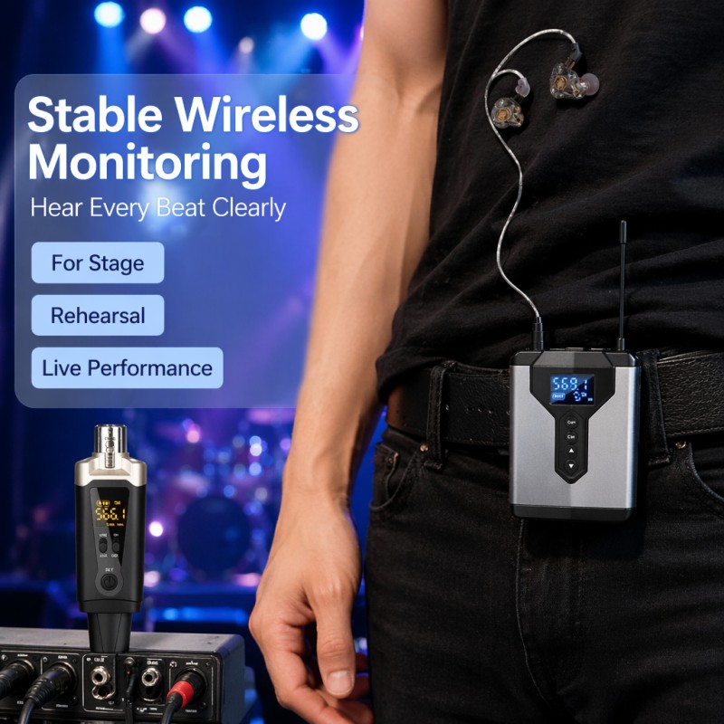 무선 IEM 시스템, 1개의 송신기와 4개의 수신기,  - In Ear Monitor Iem 리뷰 및 가격